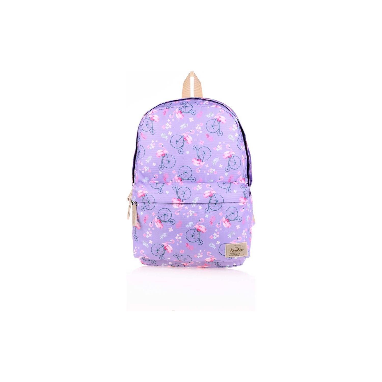 Kaukko Sırt Çantası Nature Lilac Flamingo Okul Sırt Çantası