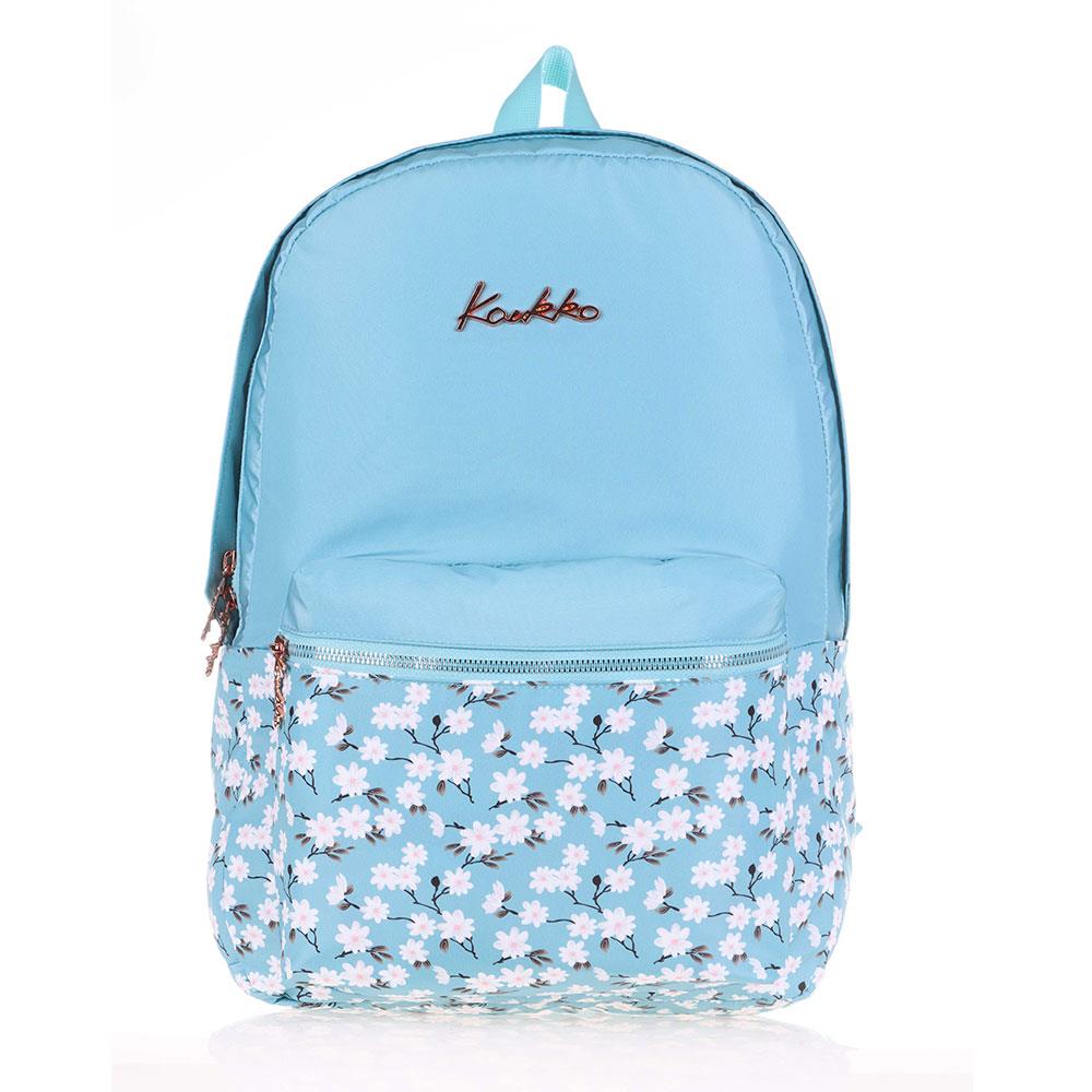 Kaukko Sırt Çantası Soft Floral Ocean Okul Sırt Çantası