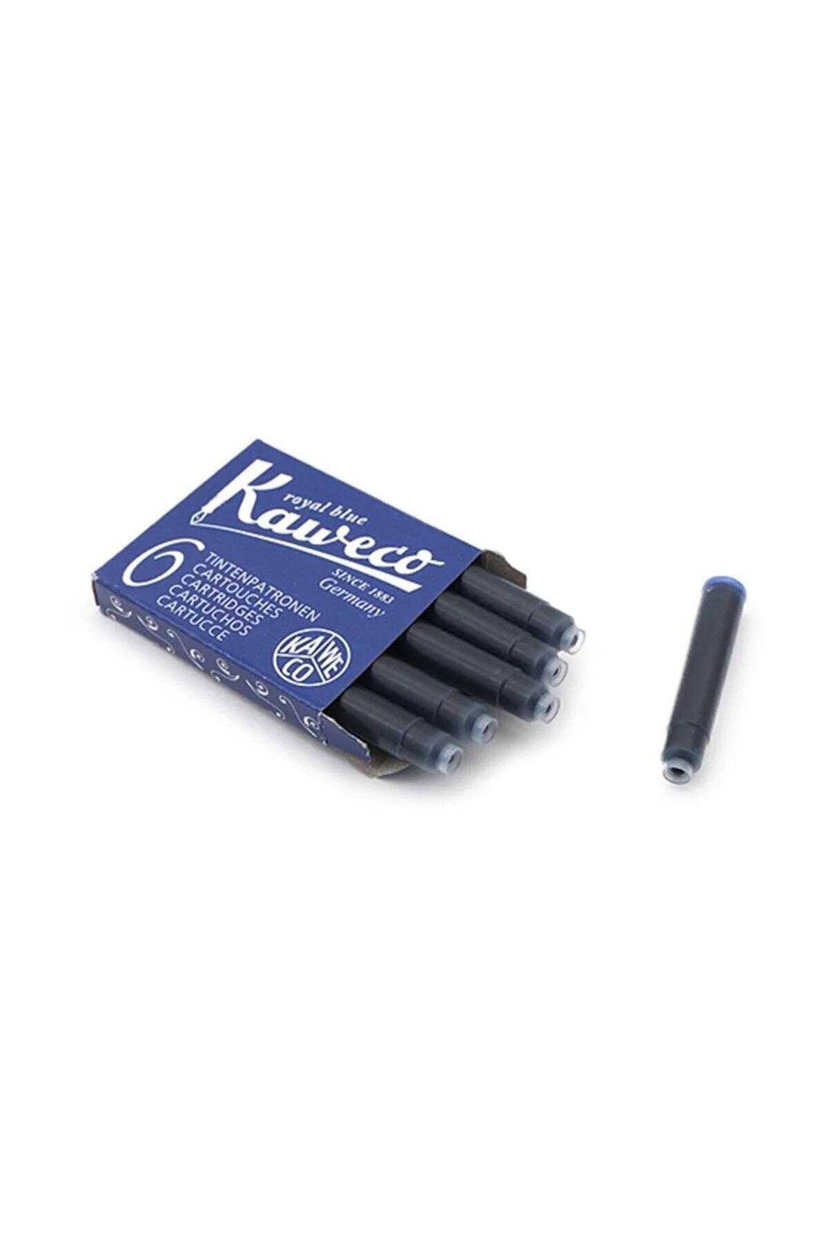 Kaweco Kartuş 6 Lı Mavi Dolma Kalem Kartuşu