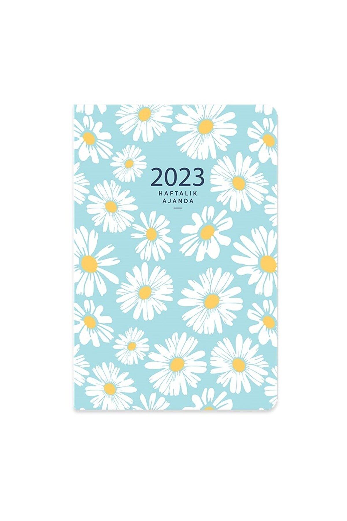 Keskin Color 2023 8 x 12 Cm Haftalık Cep Ajandası - Papatya