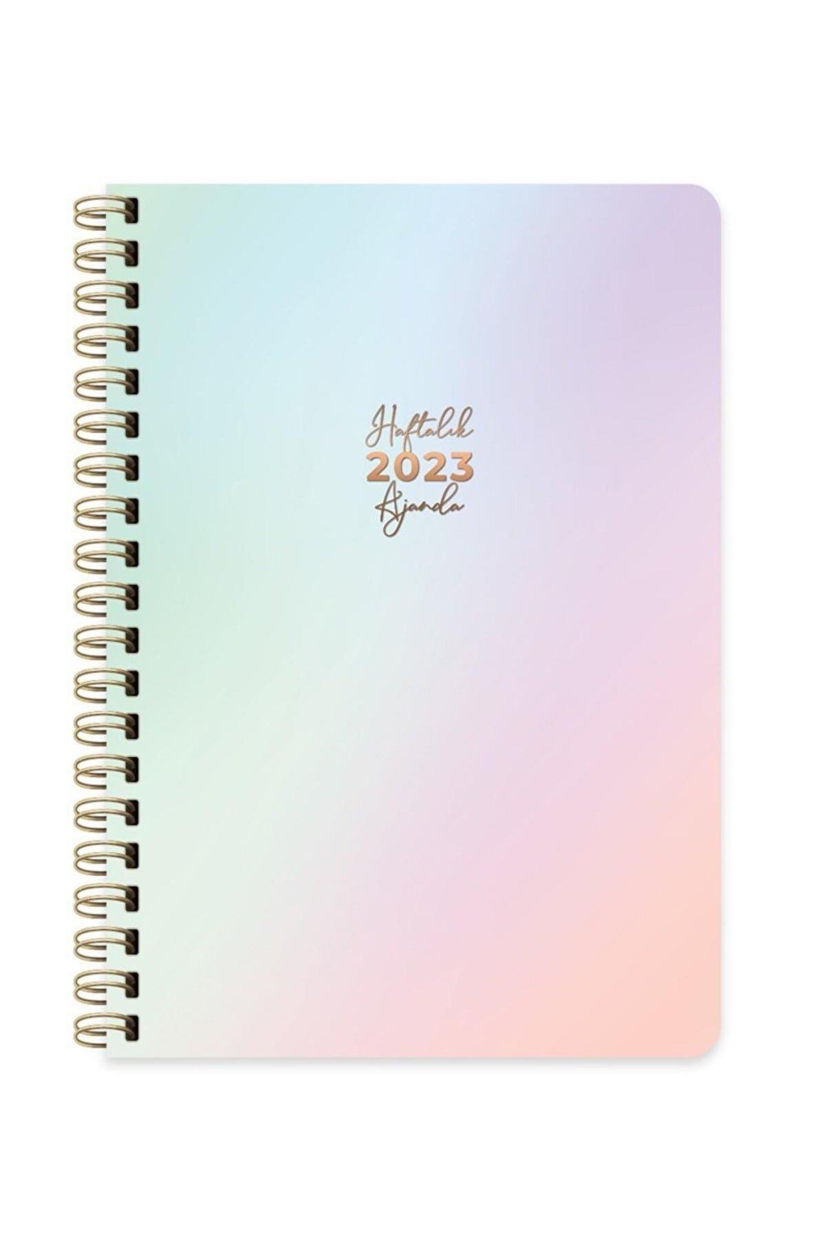 Keskin Color 2023 A5 Haftalık Ajanda Spiralli Sert Kapak Peritozu