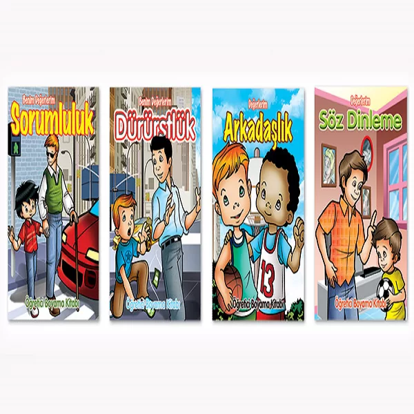 Keskin Color Boyama Kitabı Benim Değerlerim 20x28 Cm (Karışık 1 Adet)