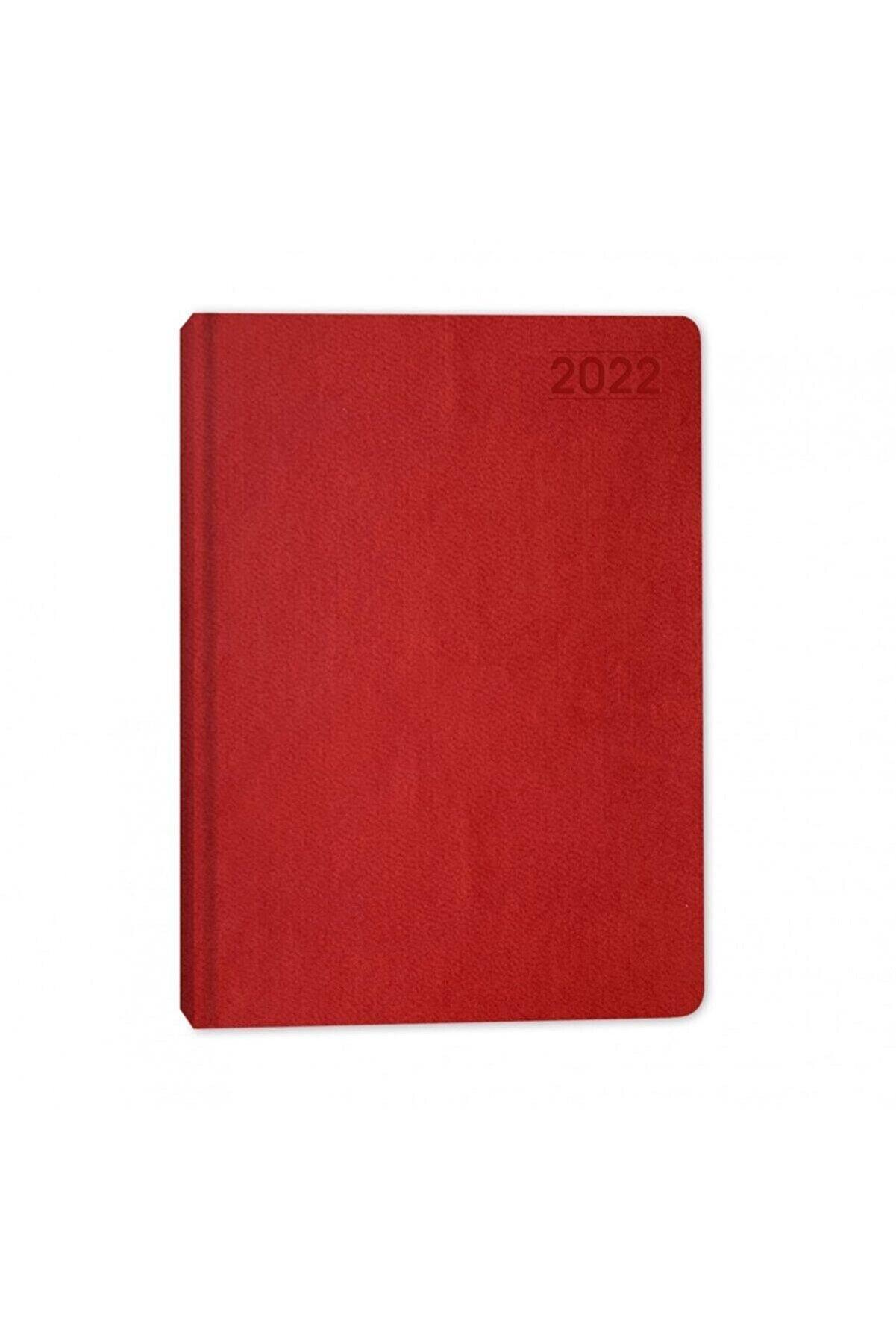 Keskin Color Günlük Termo Deri Ajanda Kırmızı 17x24 Cm 2022 Yılı