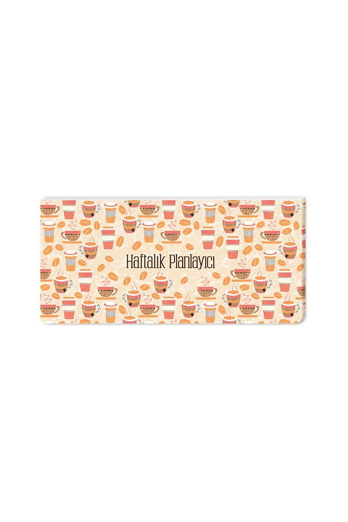 Keskin Color Haftalık Planner Blok Coffee 12x26 Cm Haftalık Planlayıcı