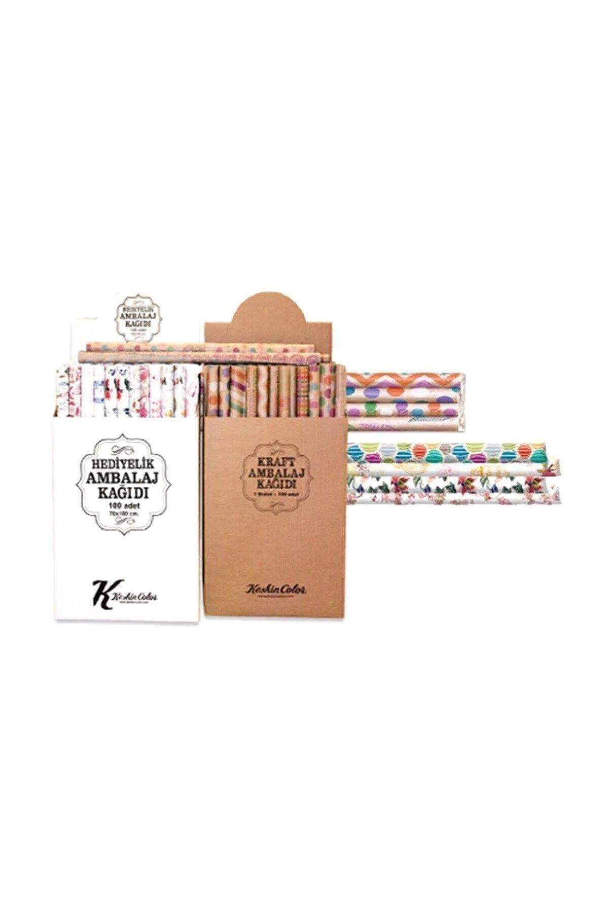 Keskin Color Kraft Ambalaj Kağıdı Rulo 70x100 Cm (100 Lü Paket)