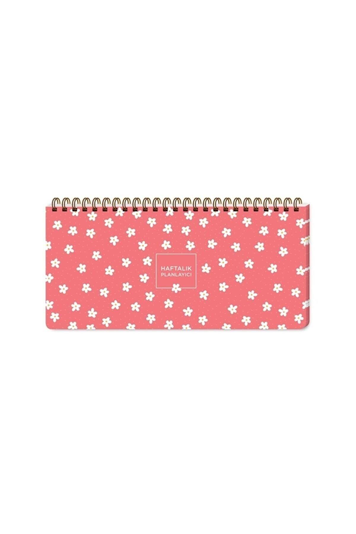 Keskin Color Spiralli Planner Minik Papatya 13x27 Cm Spiralli Haftalık Planlayıcı