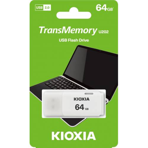Kioxia 64 GB Beyaz Usb 2.0 64 GB Flash Bellek