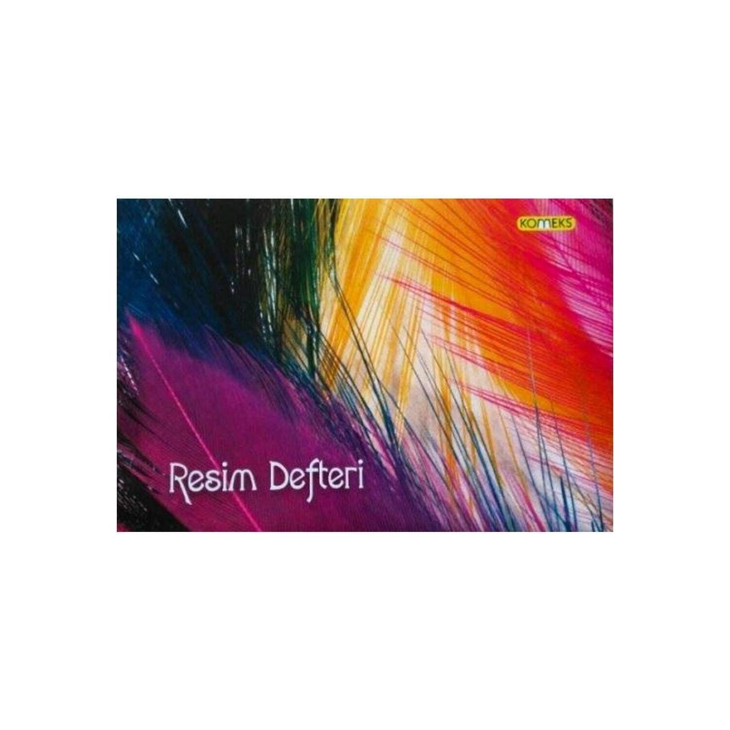 Komeks Resim Defteri 30 Yaprak A4 Resim Defteri (12 Li Paket)