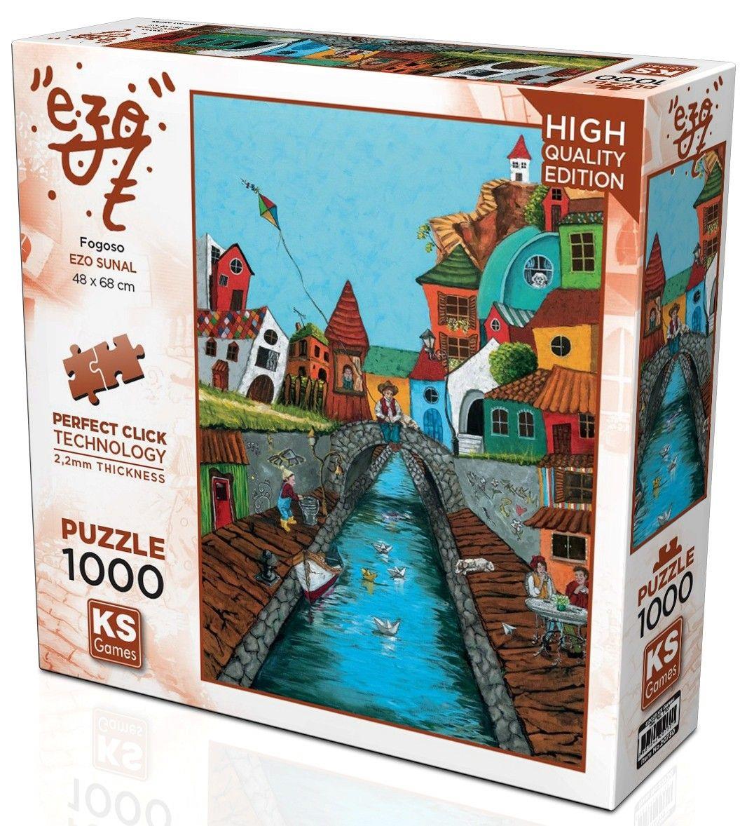 Ks Games 1000 Parça Fogoso Ezo Sunal Puzzle