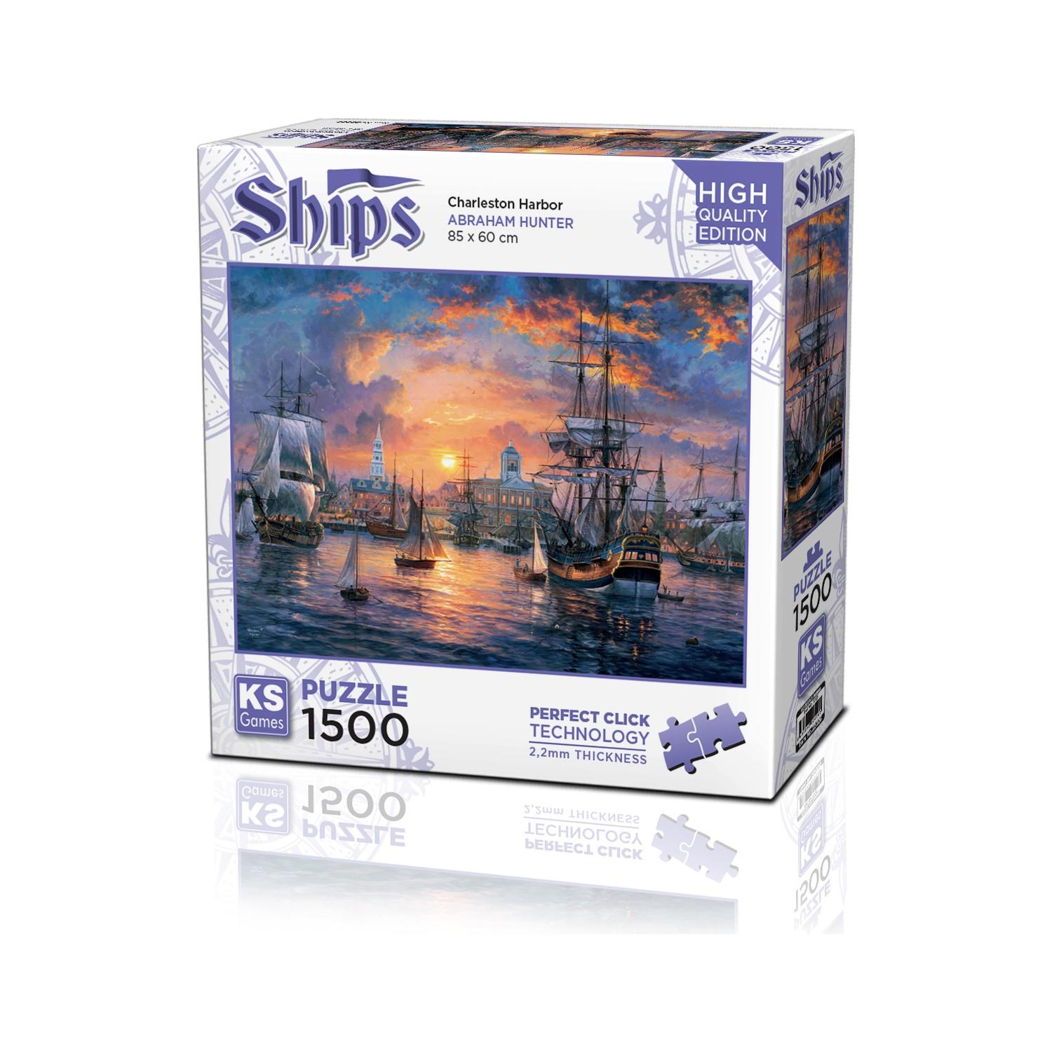 Ks Games Charleston Harbor 1500 Parça Puzzle