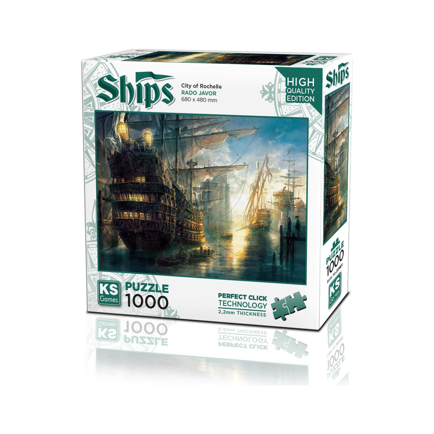 Ks Games City Of Rochelle 1000 Parça Puzzle