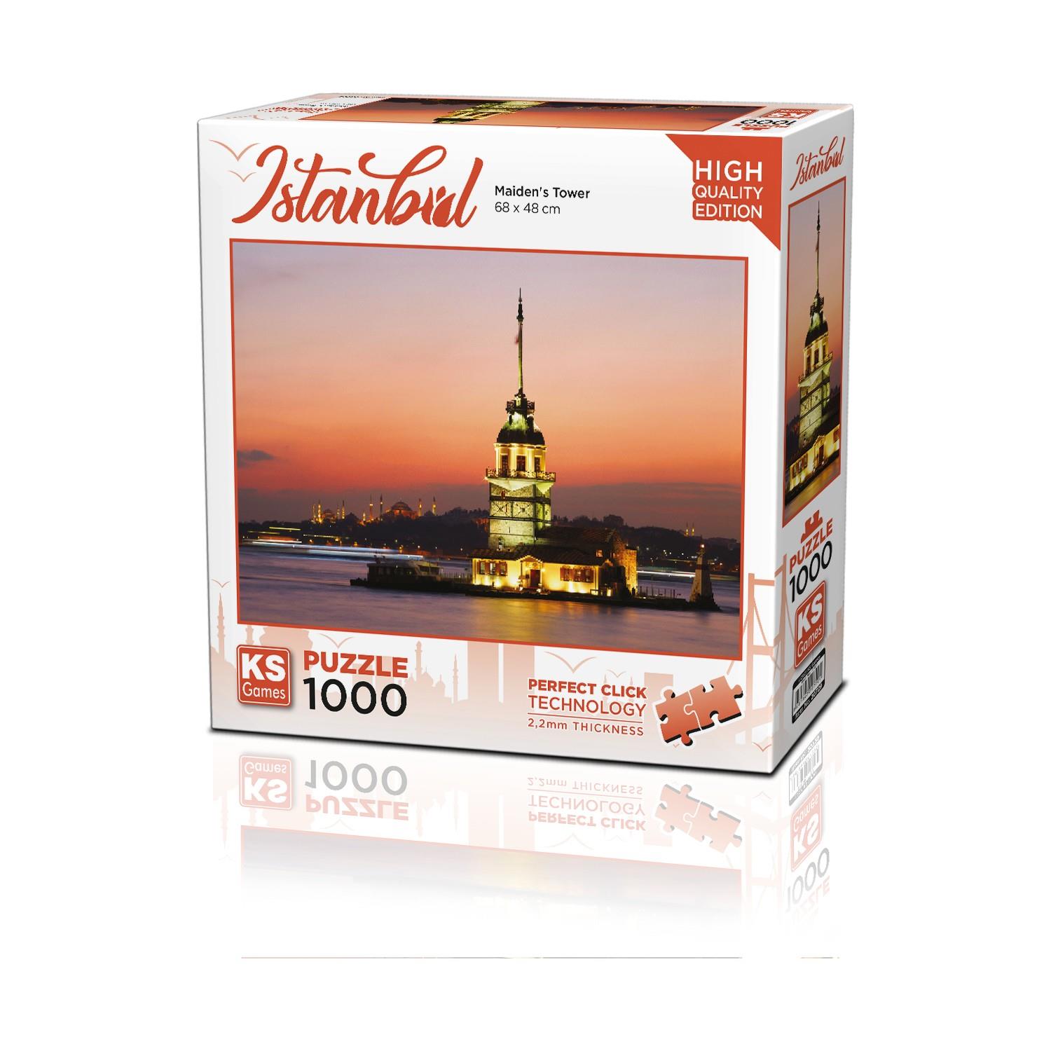 Ks Games Kız Kulesi Gün Batımı 1000 Parça Puzzle