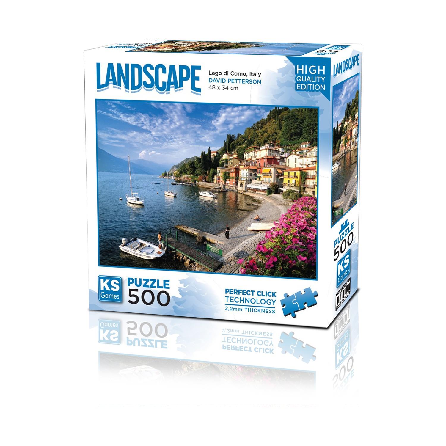 Ks Games Lago Di Como Italy 500 Parça Puzzle