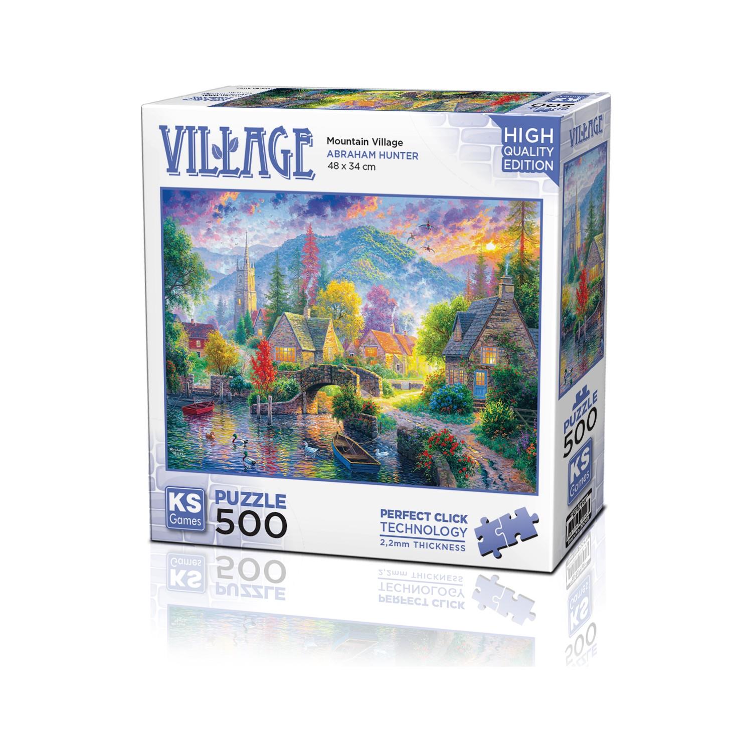 Ks Games Mountain Village 500 Parça Puzzle