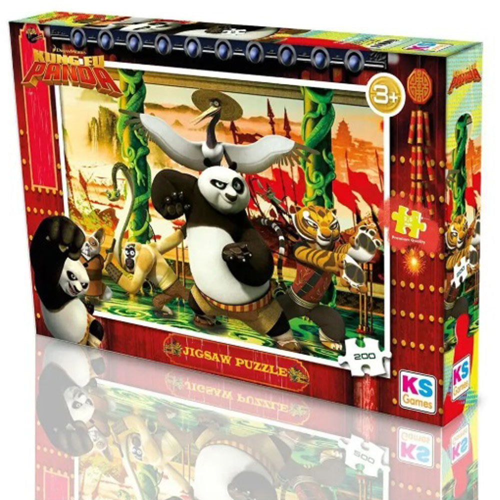 Ks Games Puzzle 200 Paça Kung Fu Panda Puzzle