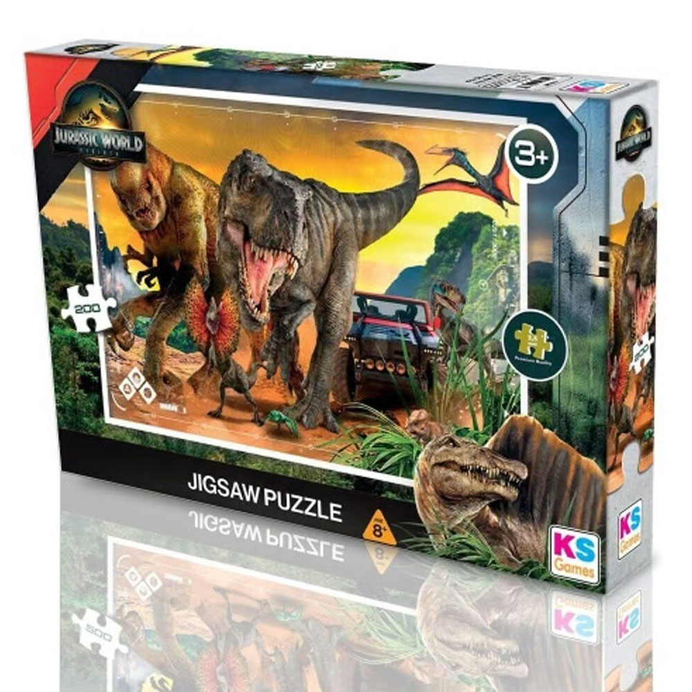 Ks Games Puzzle 200 Parça Jurrasic World Rebirth Puzzle