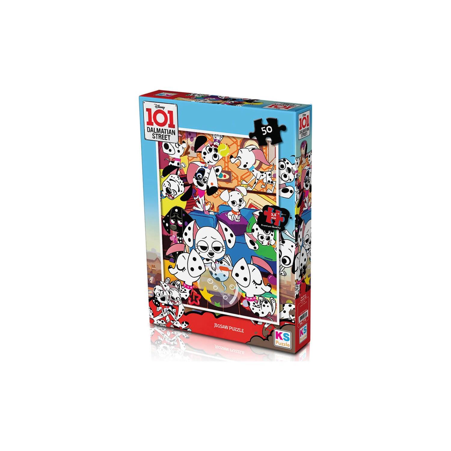 Ks Games Puzzle 50 Parça 101 Dalmatian 50 Parça Dalmatçalı Çocuk Puzzle