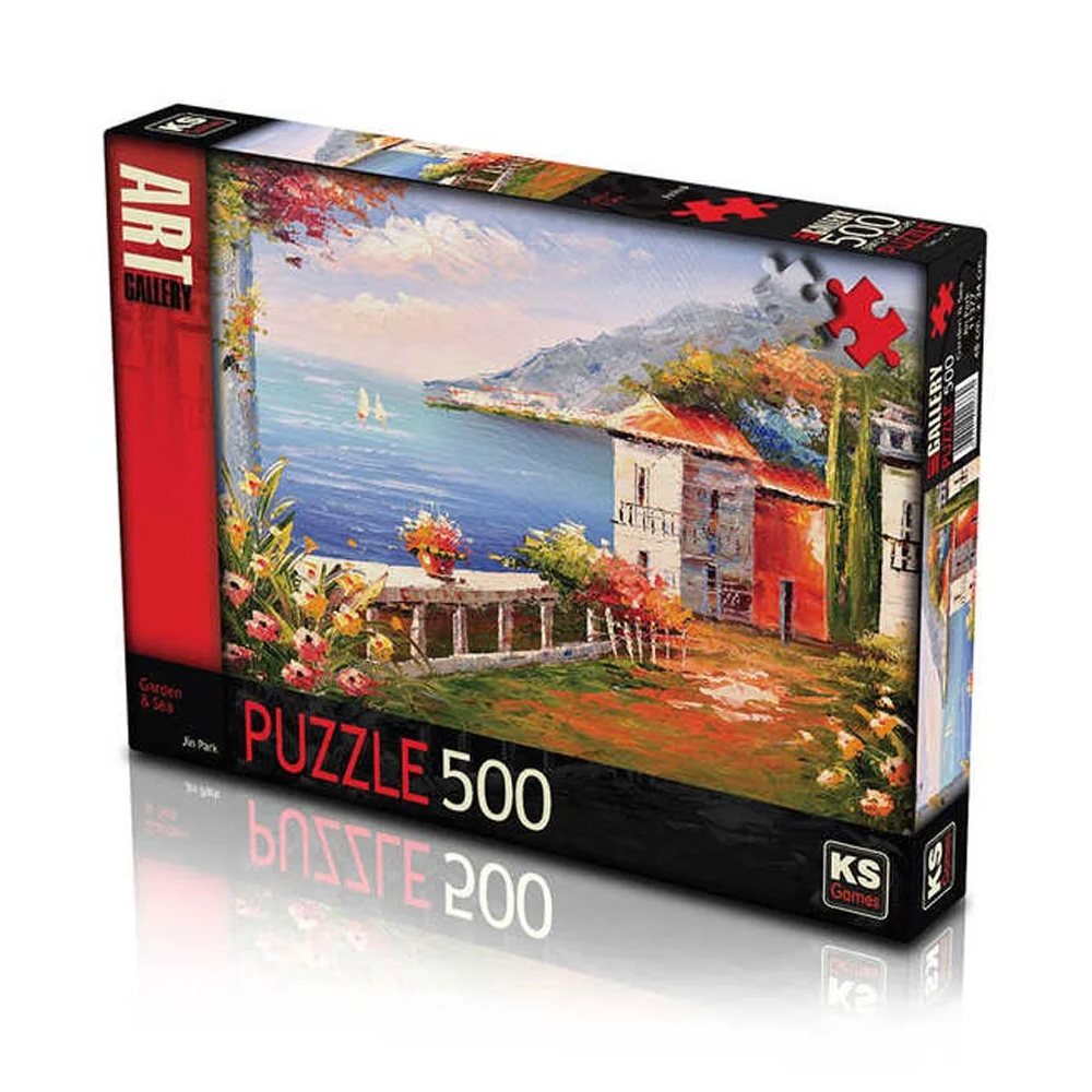 Ks Games Puzzle 500 Parça Garden Sea Jin Park 500 Parça Puzzle