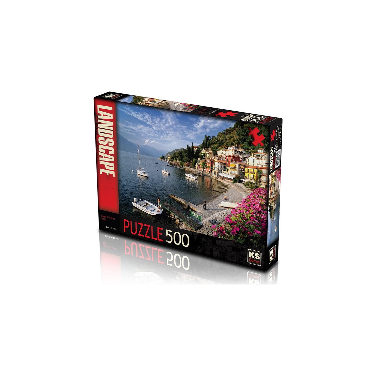Ks Games Puzzle 500 Parça Lago Como İtaly 500 Parça Puzzle