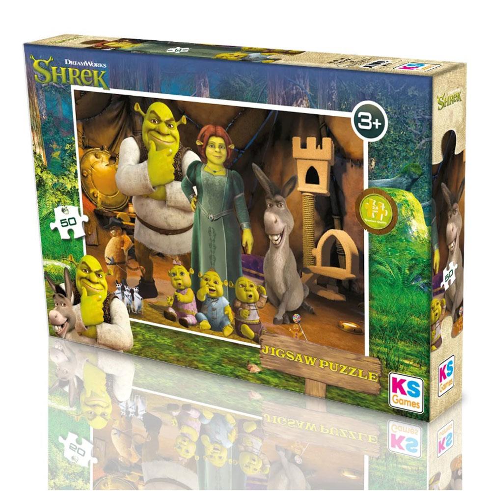 Ks Games Shrek Puzzle 50 Parça Çocuk Puzzle