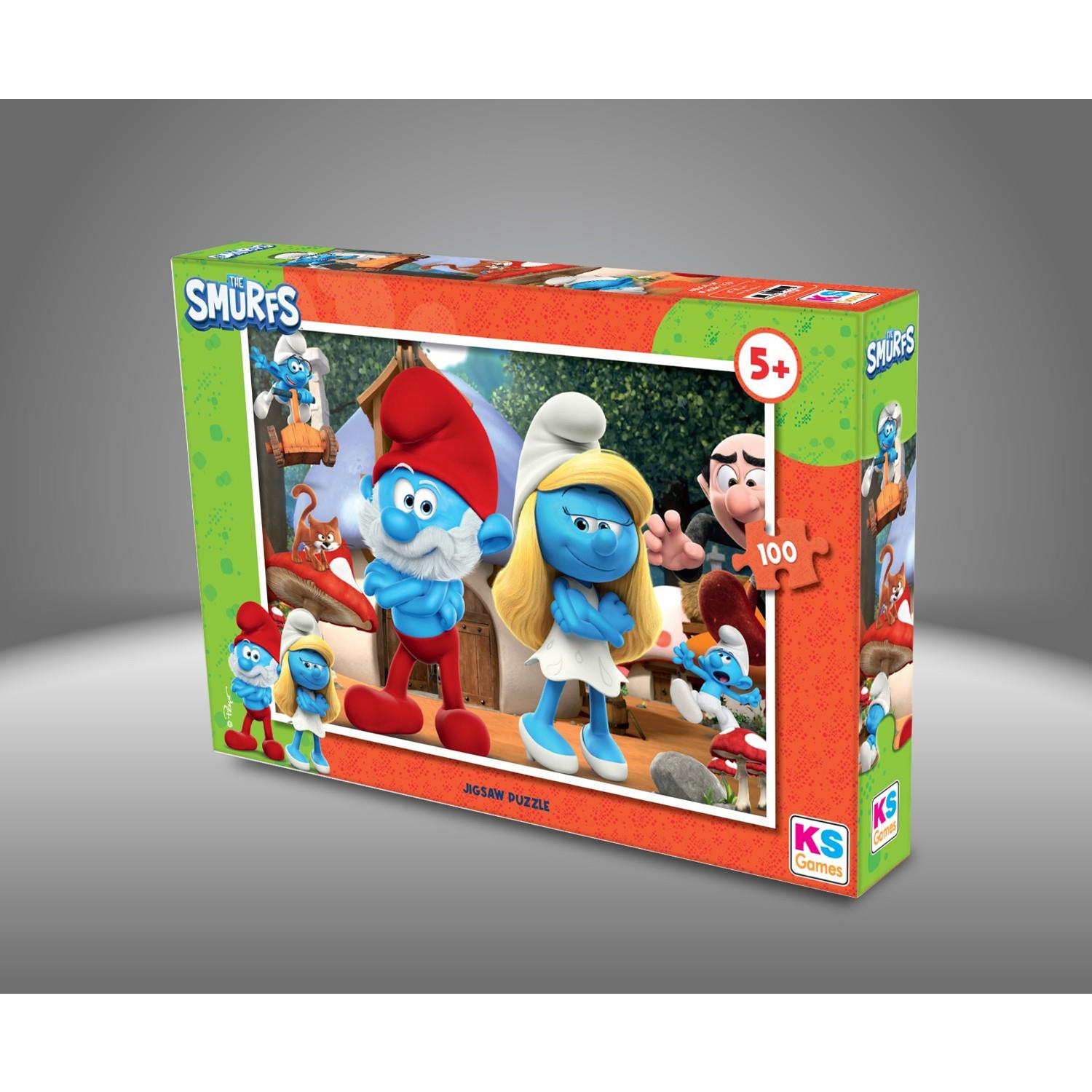Ks Games Şirinler 100 Parça Puzzle
