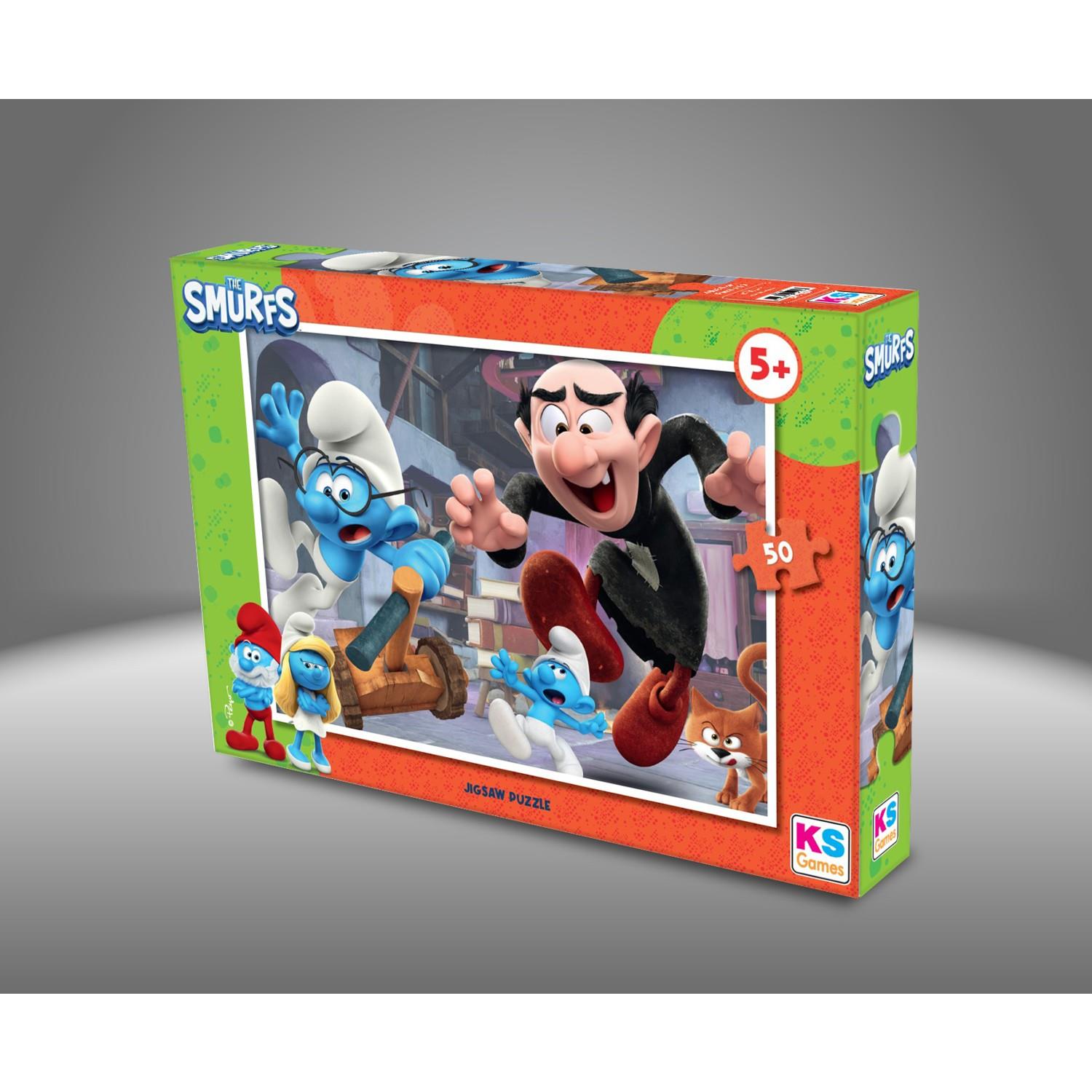 Ks Games Şirinler 50 Parça Puzzle