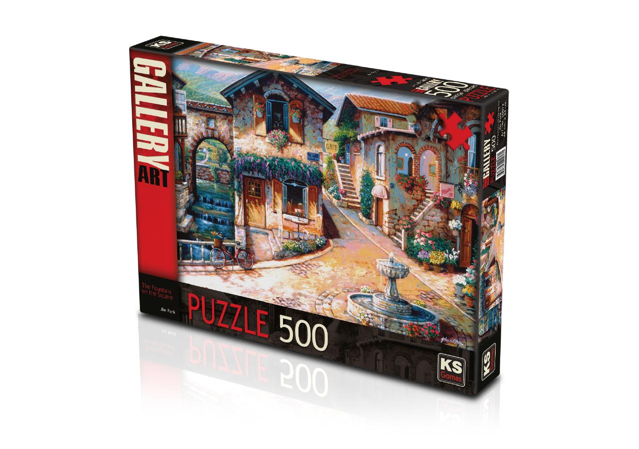Ks Games The Fountain On The Square 500 Parça Puzzle