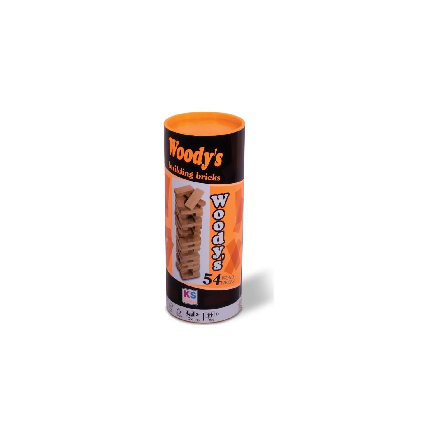 Ks Games Woodys Ahşap Kule Oyunu 54 Parça