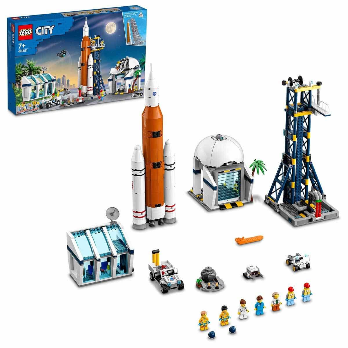 LEGO City Roket Fırlatma Merkezi Çocuklar Için Yaratıcı Oyuncak Yapım Seti (1010 Parça)