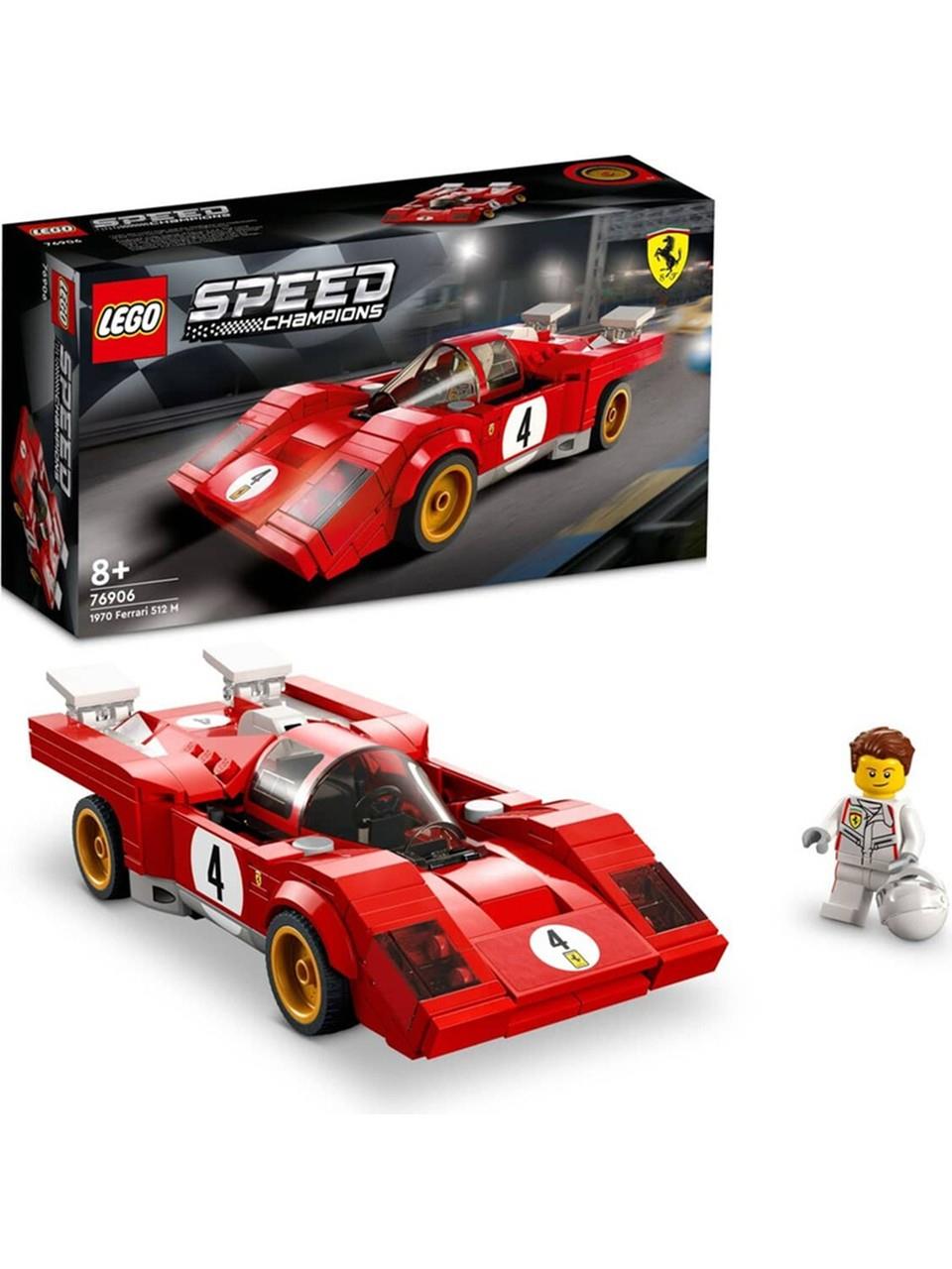 LEGO Speed Champions 1970 Ferrari 512 M Harika bir Yarış Arabası Modeli Yapım Seti (291 Parça)