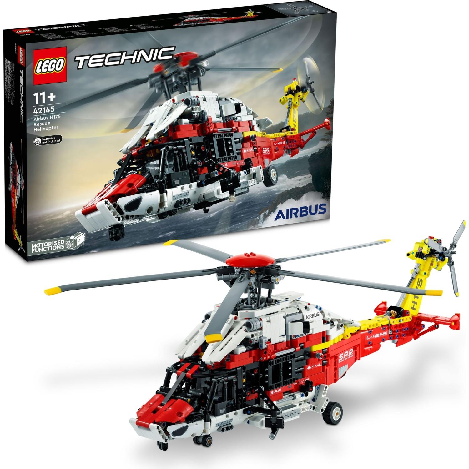 LEGO Technic Airbus H175 Kurtarma Helikopteri Çocuklara Helikopterin Nasıl Çalıştığını Öğreten Oyuncak Yapım Seti (2001 Parça)
