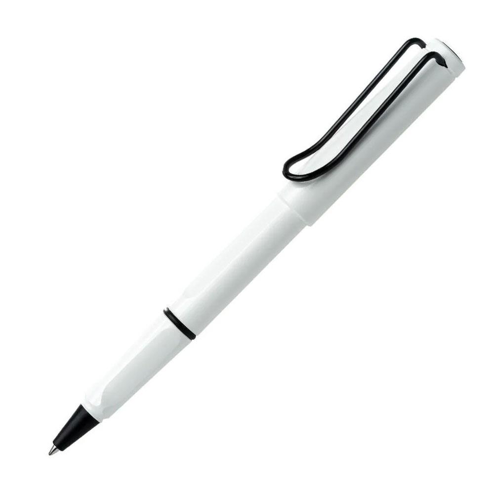 Lamy Roller Kalem Safari Siyah Renk Klips Beyaz Roller Kalem