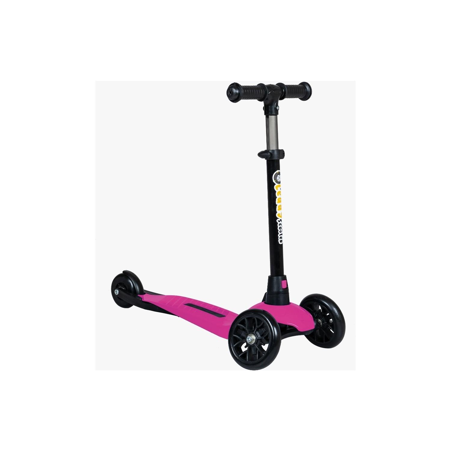 Leddy Scooter Pembe Işıksız 3 Tekerlekli Kutulu Scooter