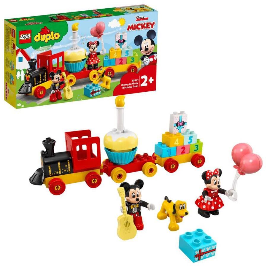 Lego Duplo Mickey ve Minnie Doğum Günü Treni Rakamlı Doğum Günü Treni İçeren Eğitici Yapım Seti 