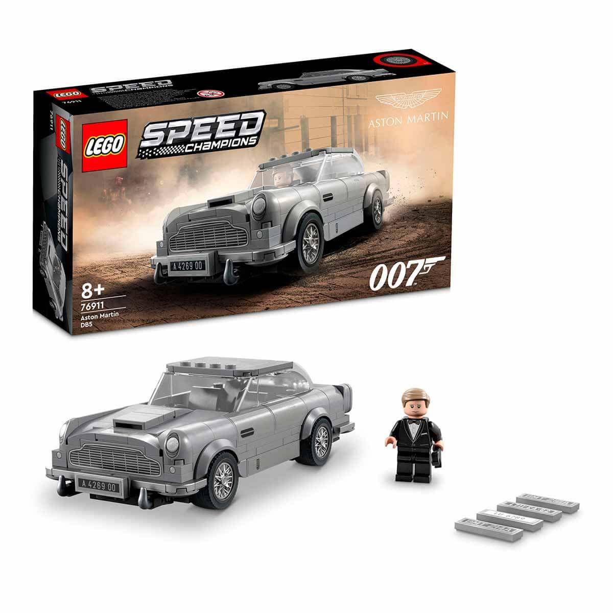 Lego Speed Champions Aston Martin Araba Tutkunları için James Bond™ Modeli Oyuncak Araba Yapım Seti 298 Parça
