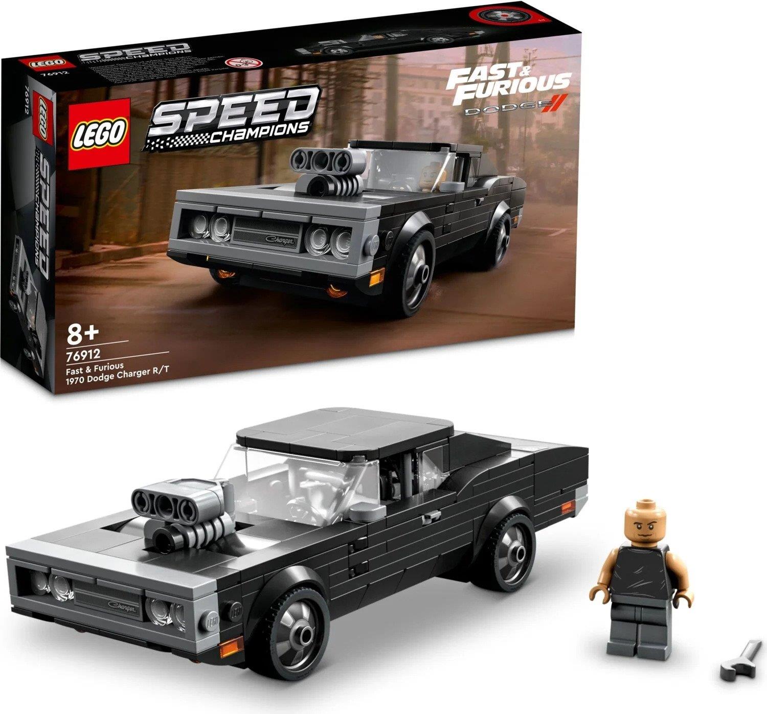 Lego Speed Champions Fast-Furious 1970 Dodge Charger Lego 345 Parça