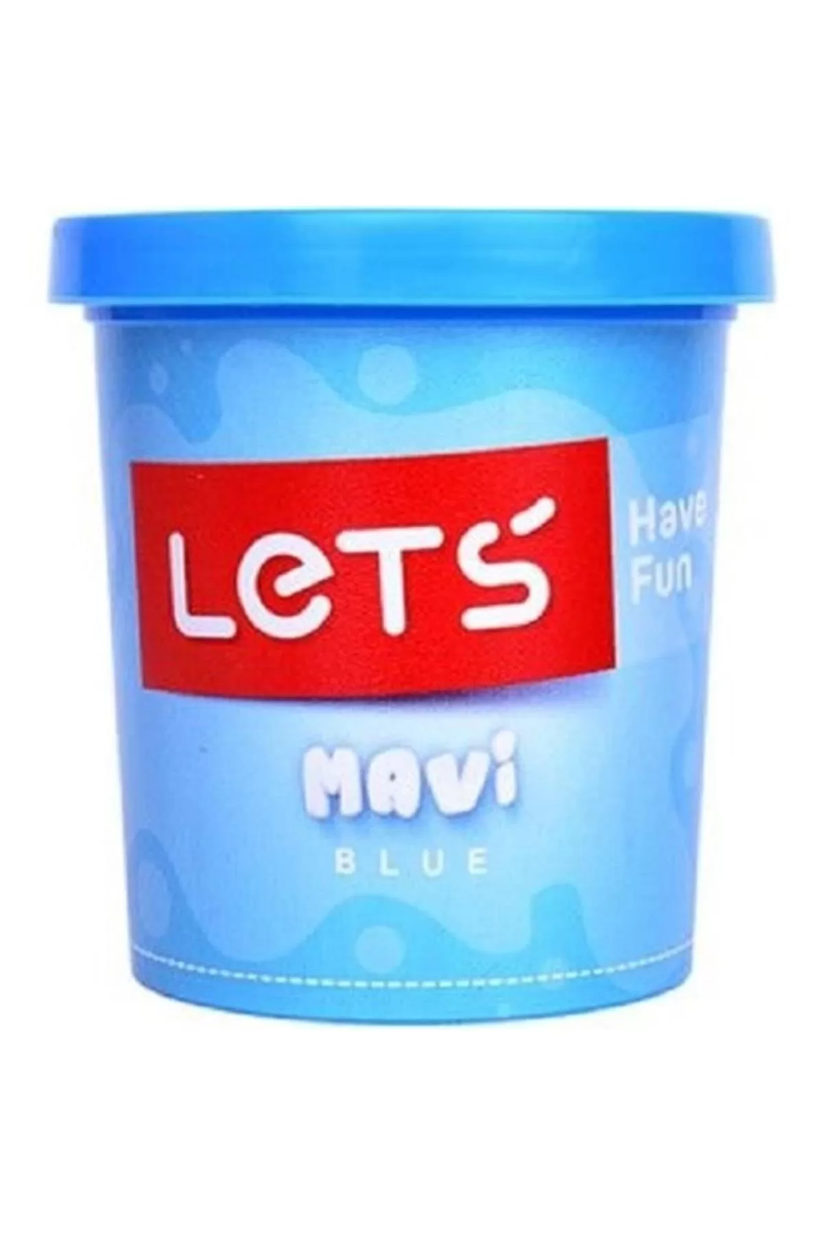Lets Tek Renk Oyun Hamuru Mavi 115 Gram (Tekli)