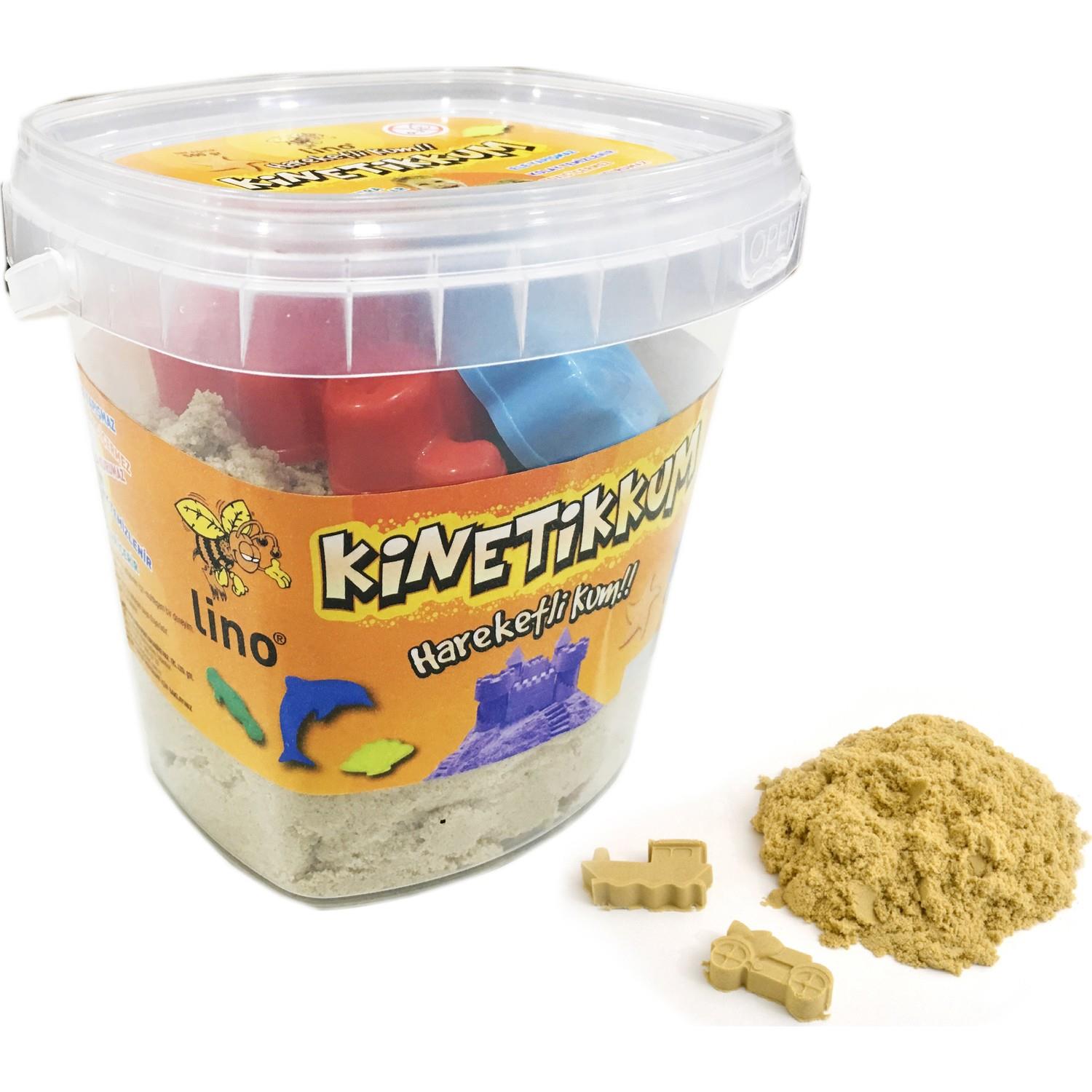 Lino Kinetik Kum 500 Gram Bej Kova 3 Adet Kalıp