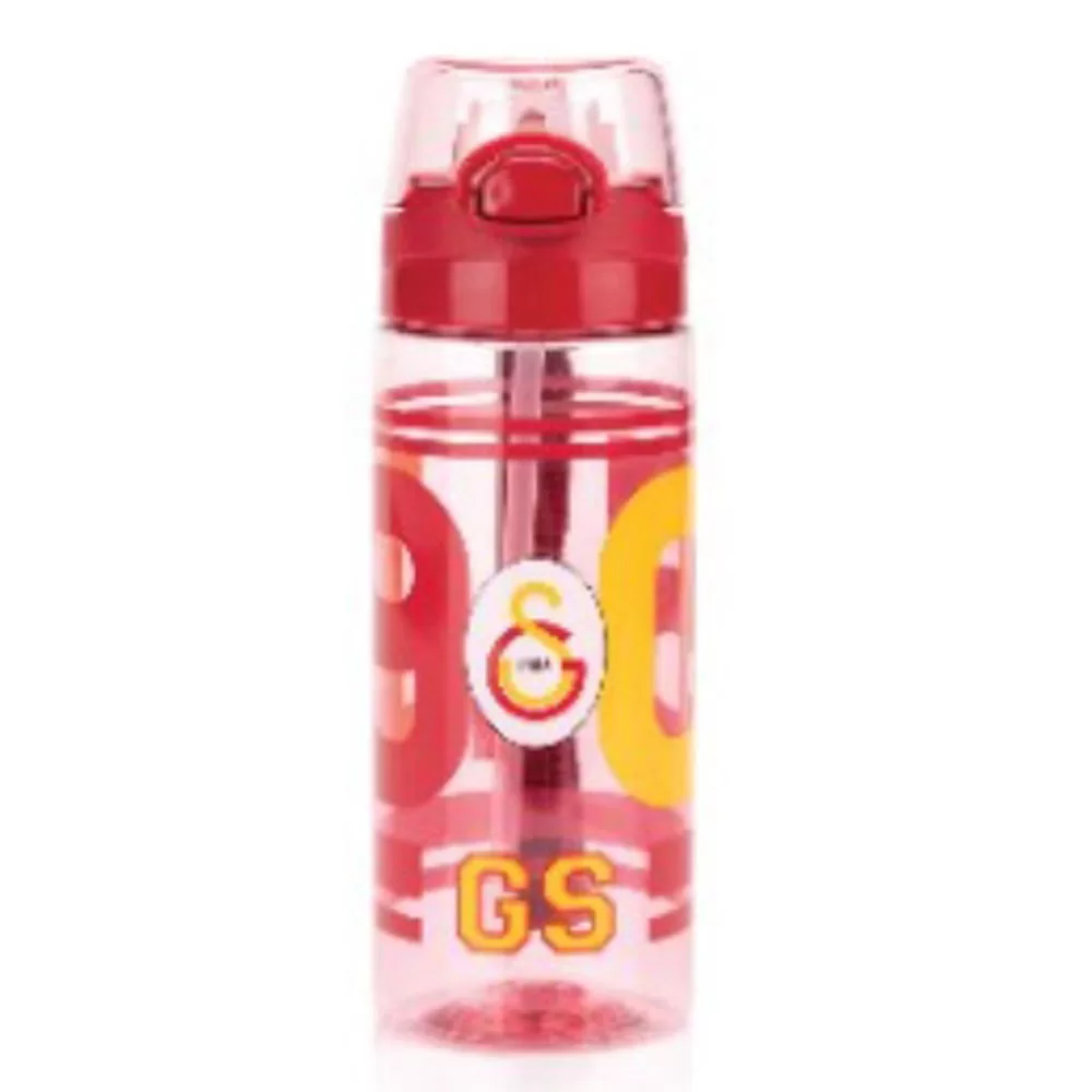 Lisanslı 500ML Kilitli Kapaklı Kırmızı Su Matarası - Orijinal Gs Taraftar Suluk