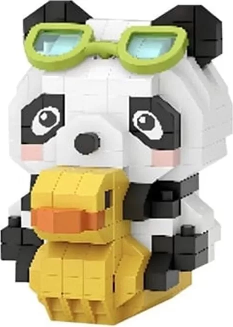 Loz Blok Oyuncak Ördekli Panda 190 Parça Mini Poşet