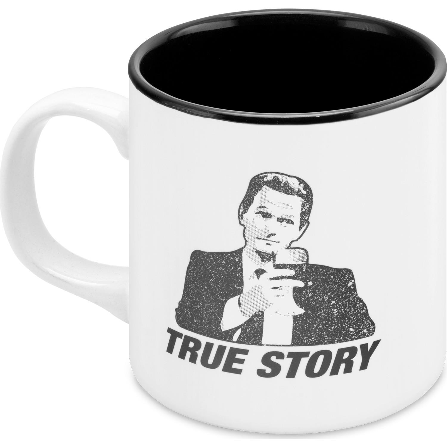 Mabbels Himym / Barney Stinson True Story Dış Beyaz İç Siyah Mug