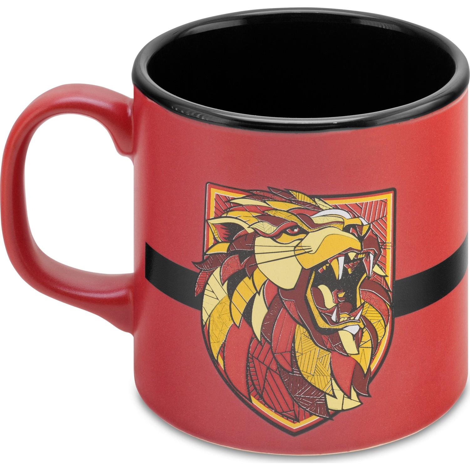 Mabbels Kupa Harry Potter Mug Gryffindor Dış Kırmızı İç Siyah Mug Bardak