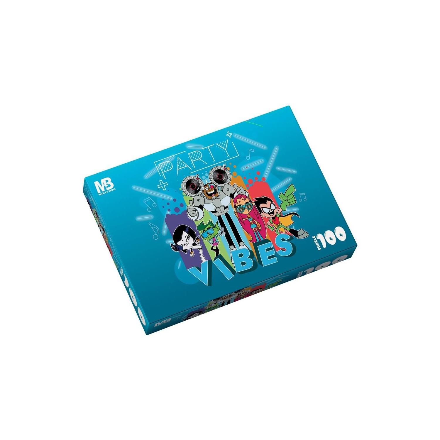 Mabbels Puzzle 100 Parça Teen Titans Party Vibes 100 Parça Puzzle