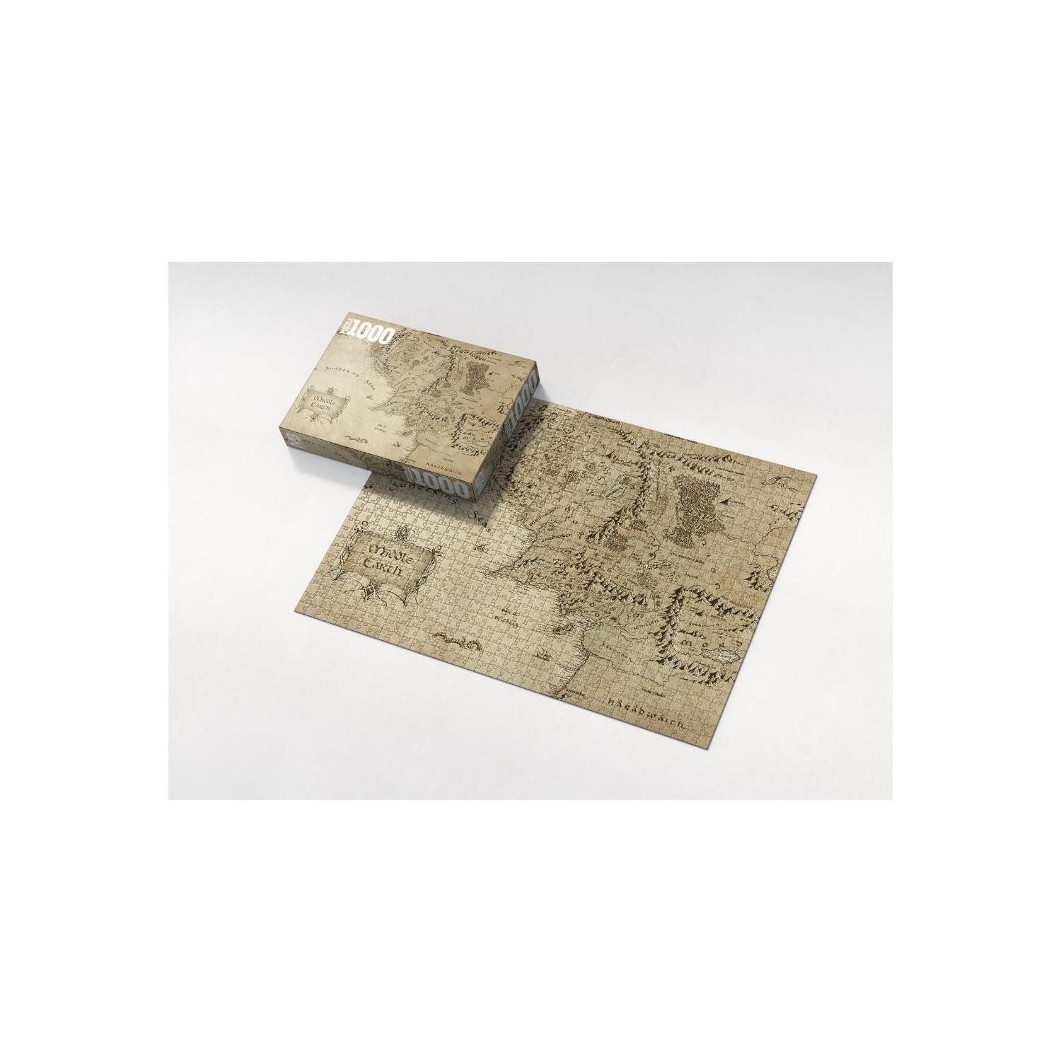 Mabbels Puzzle Lotr Map Yüzüklerin Efendisi Harita Puzzle Lotr Map 1000 Parça Puzzle