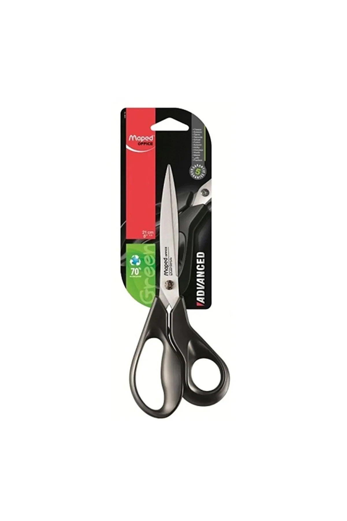 Maped Makas Advanced Green Asimetrik 21 CM Asimetrik Makas