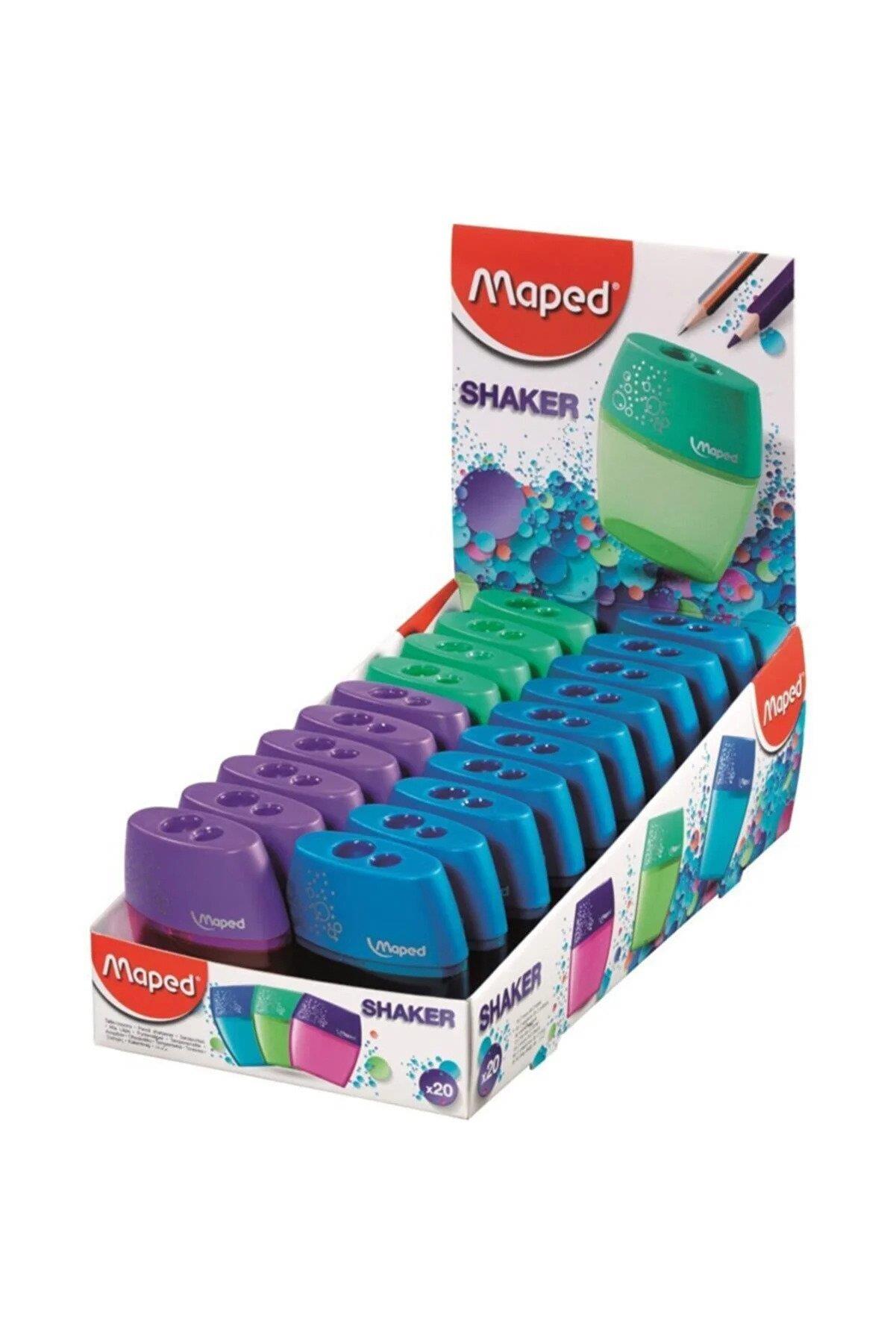 Maped Öğrenci Kalemtraşı Eliptik Çiftli Kalemtraş (20 Li Paket)