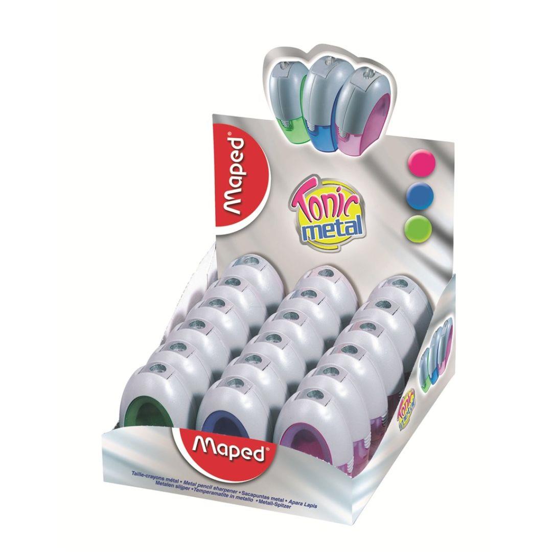 Maped Öğrenci Kalemtraşı Tonik Tekli Kalemtraş (18 Li Paket)