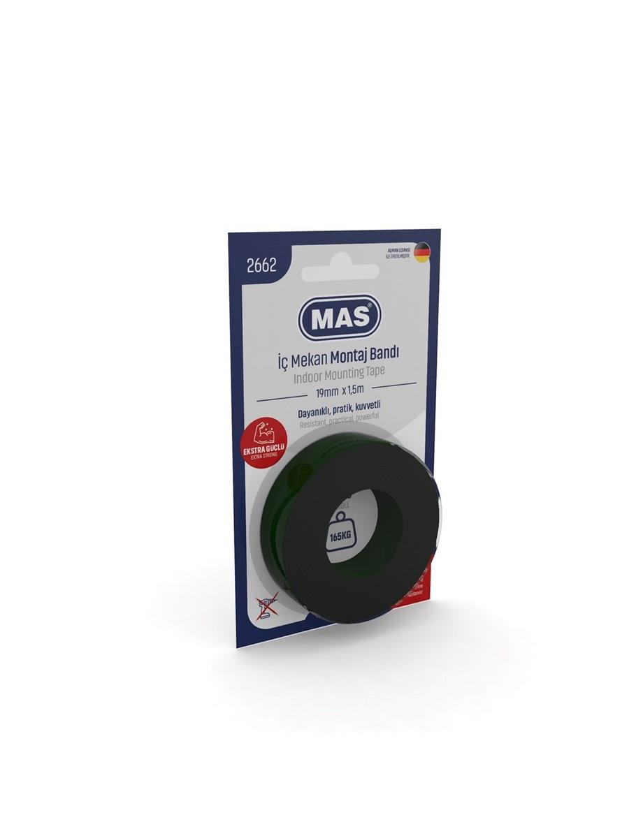 Mas Montaj Bandı İç Mekan Extra Güçlü 19 mm x  1.5 Metre