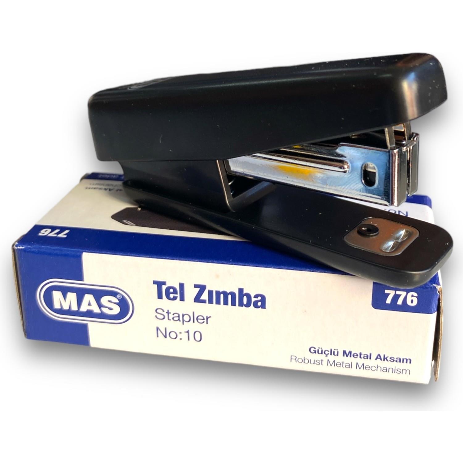 Mas Zımba Makinesi Sturdy S No:10 Siyah Zımba Makinası