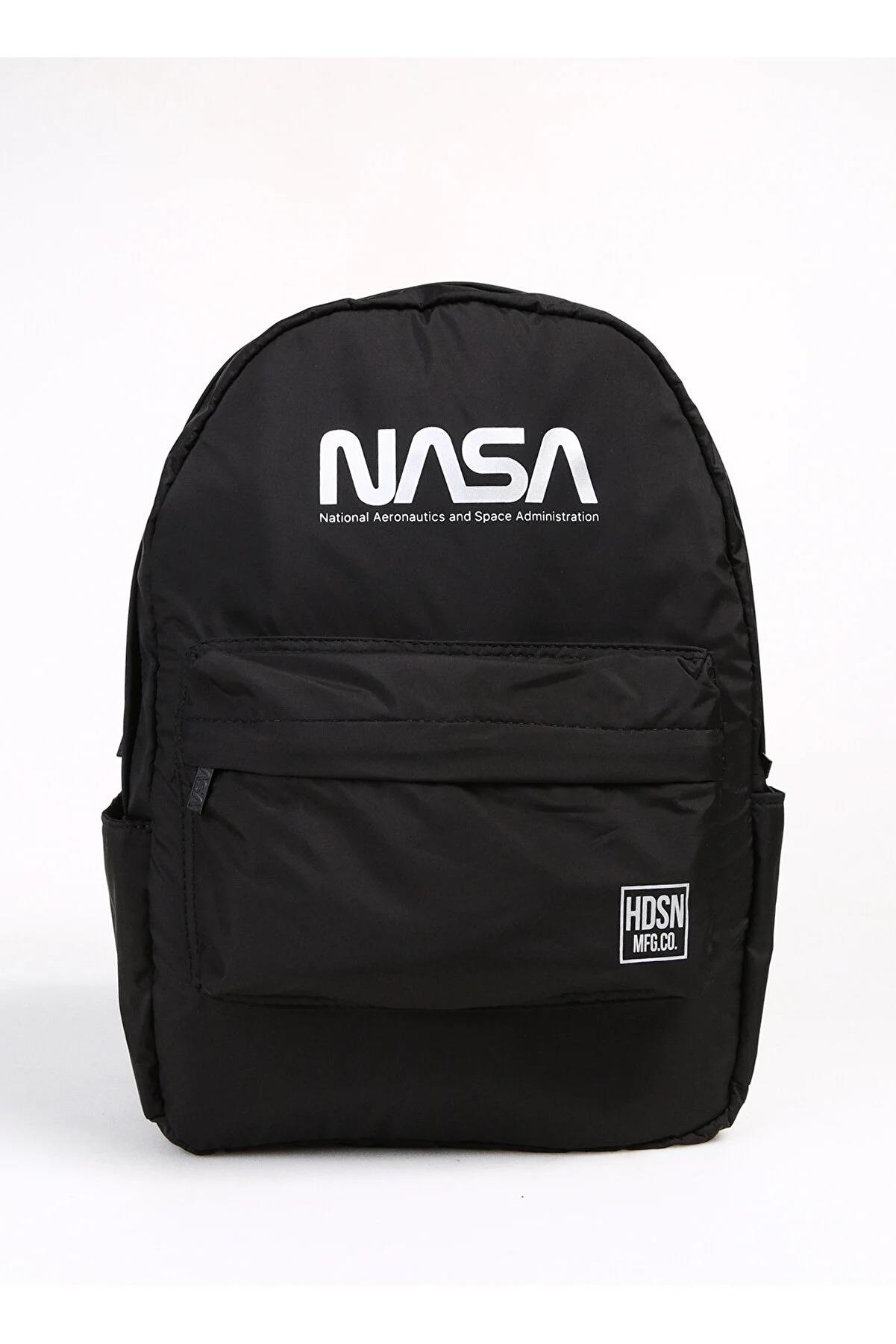 Me Çanta Siyah Nasa Paraşüt Kumaş Okul Sırt Çantası